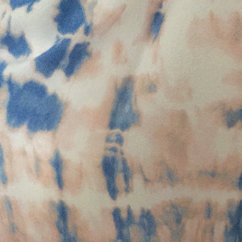 Forever 21 Blue & Blush Wrap Dress - Picture 2 of 2